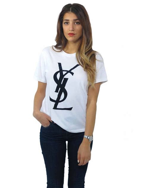 yves saint laurent france t shirt|Saint Laurent t shirt women's.